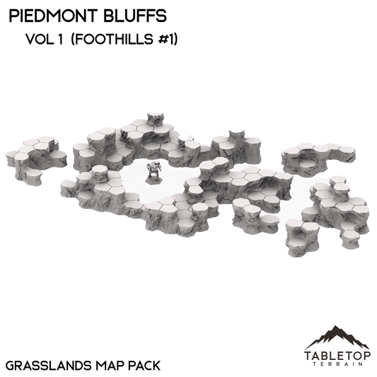 HEXTECH Piedmont Bluffs Map Hill Set - 6mm