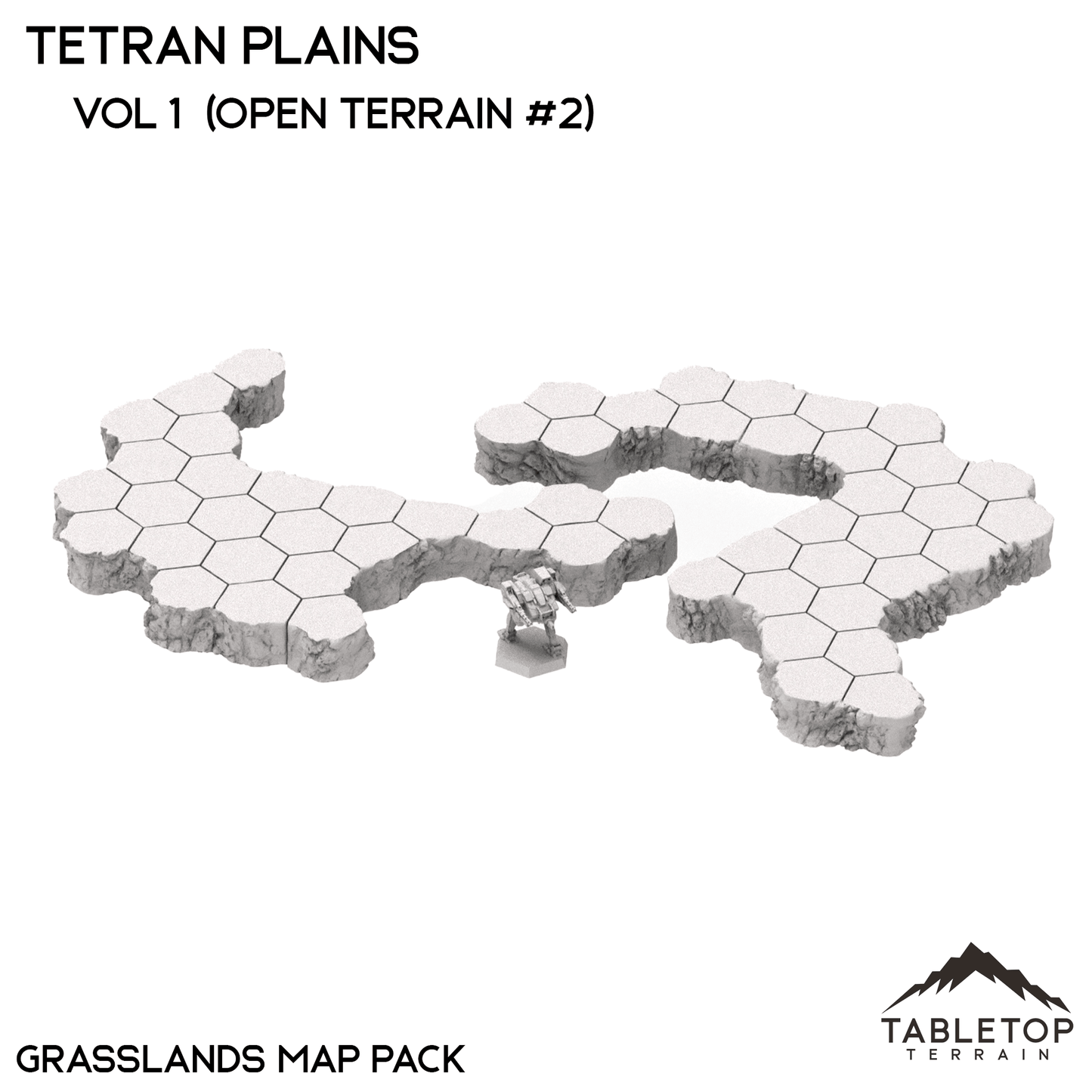 HEXTECH Tetran Plains Map Hill Set - 6mm