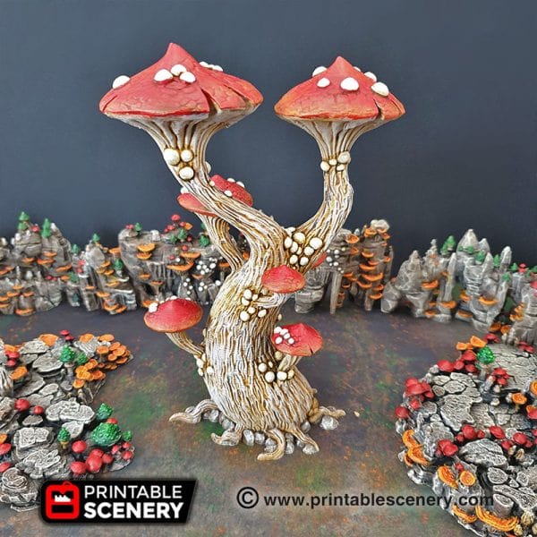 Magic Mushrooms - Fantasy Scatter Terrain / Trees