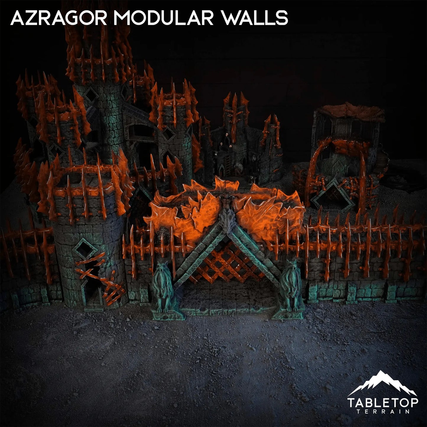 Azragor Modular Walls + Gate - Kingdom of Azragor