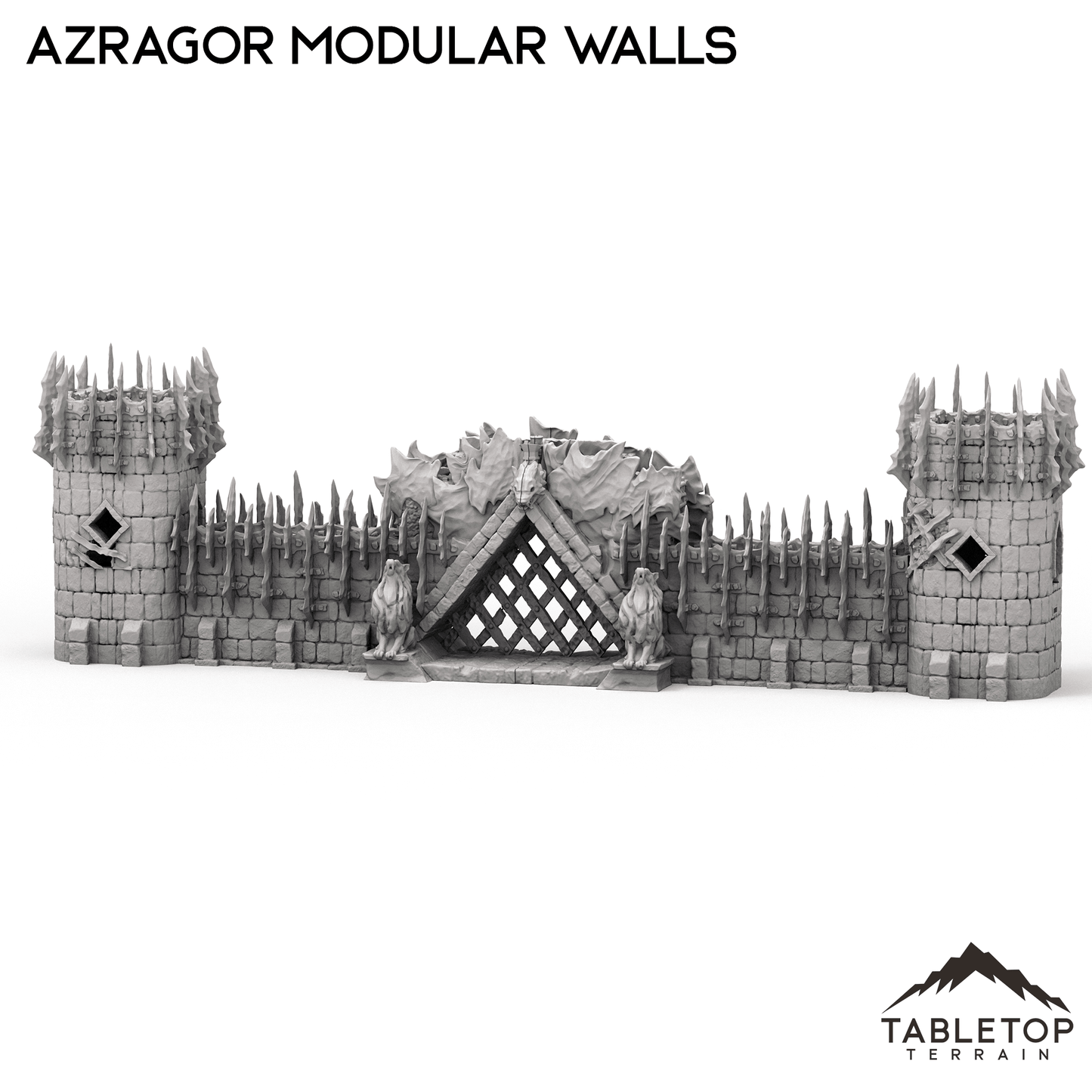 Azragor Modular Walls + Gate - Kingdom of Azragor