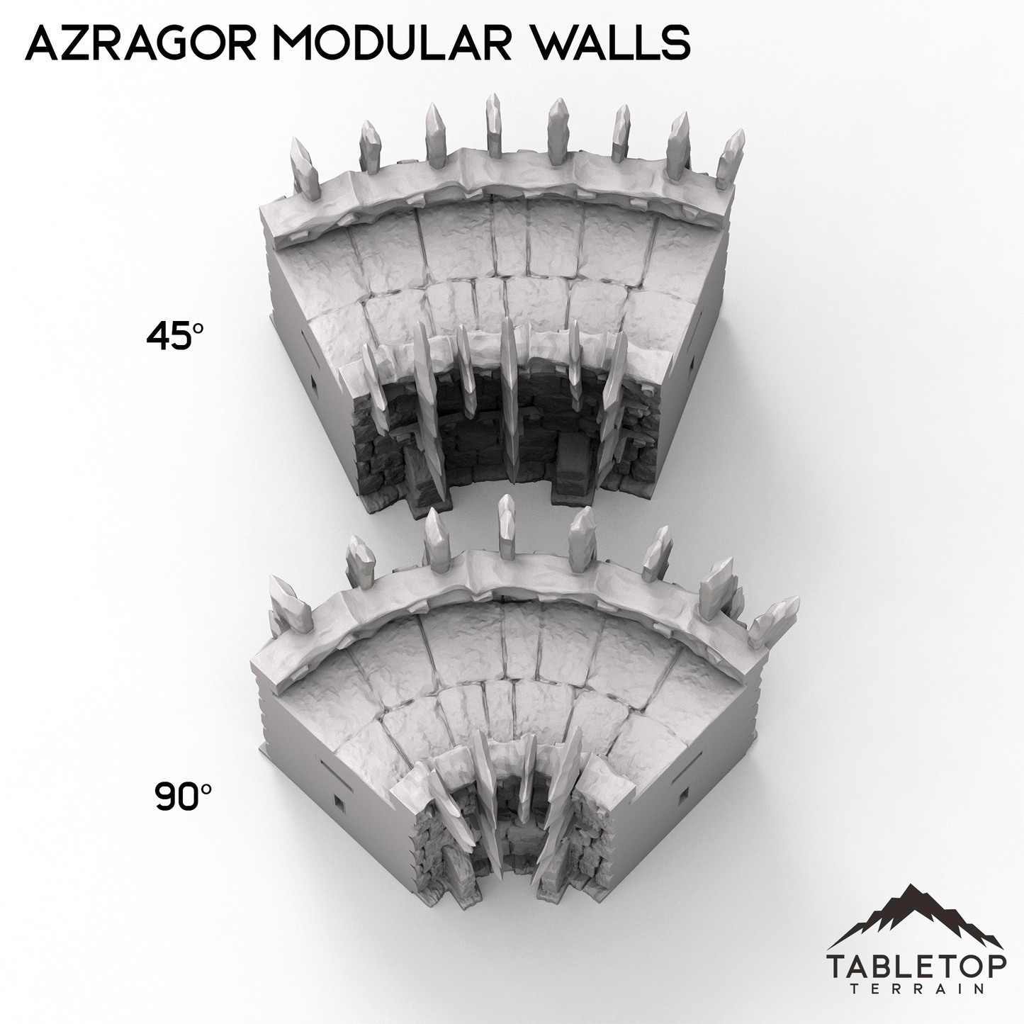 Azragor Modular Walls + Gate - Kingdom of Azragor