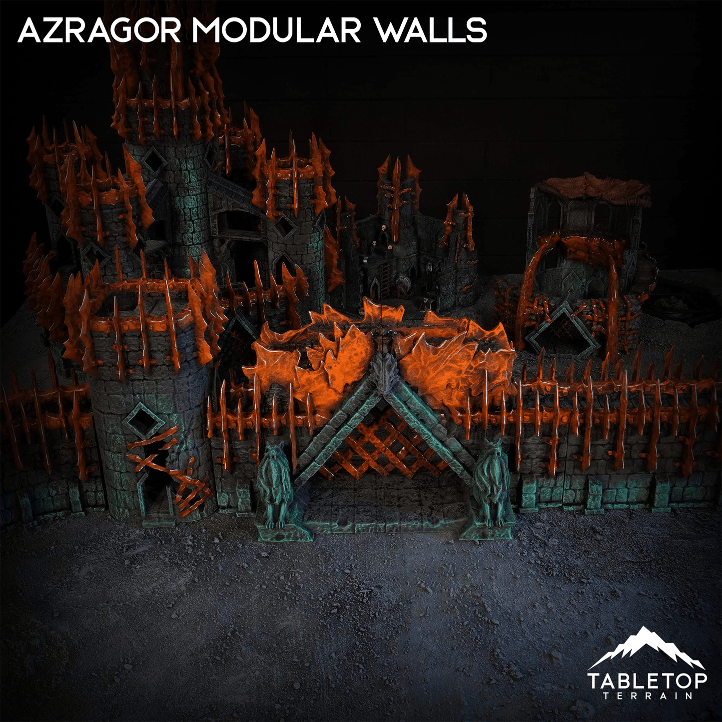 Azragor Modular Walls + Gate - Kingdom of Azragor