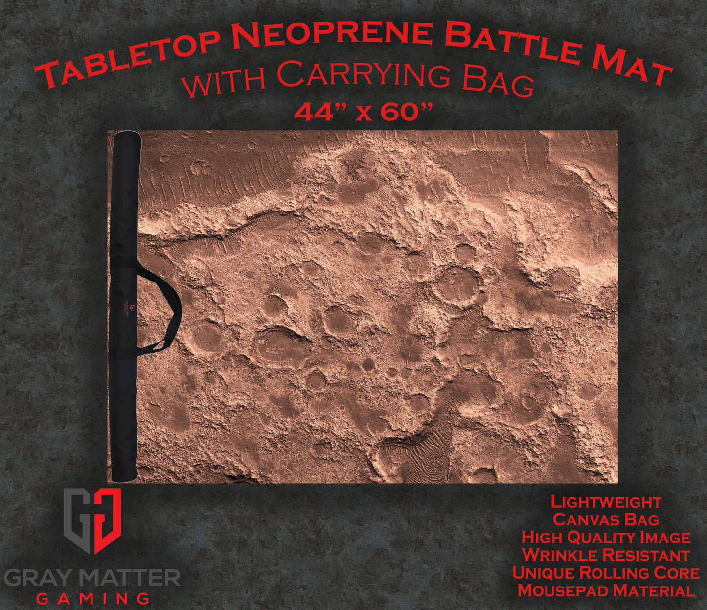 Barren Lands - Neoprene Battle Mat - Warhammer, AoS, 40K, Kill Team, MCP, Shatterpoint, Legion, More
